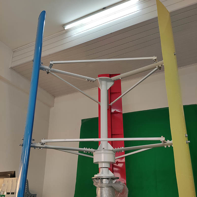 Niski początkowy moment obrotowy H Pionowa turbina wiatrowa 5KW Mała pionowa turbina wiatrowa o osi pionowej