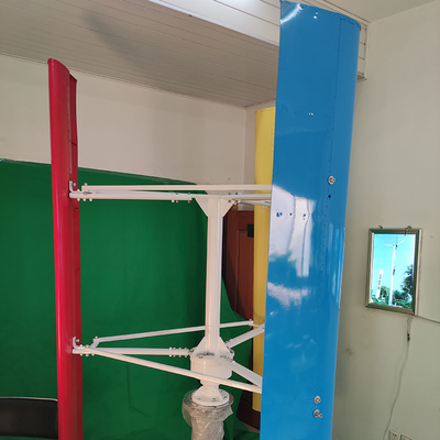 Cicha pionowa turbina wiatrowa 10KW H 5000W Aluminiowa konstrukcja ostrza VAWT dla energii elektrycznej