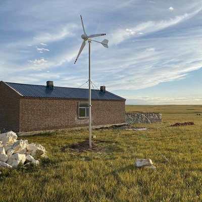 220V 380V Pozioma turbina wiatrowa Trójfazowy generator z magnesami trwałymi dla energii alternatywnej