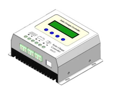 Biały regulator ładowania słonecznego PWM o mocy 1000 W 12V 24V 30A Regulator słoneczny PWM
