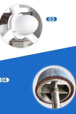 96V 220V Turbina wiatrowa z poziomym wałem 3Ph Off Grid Wind Generator