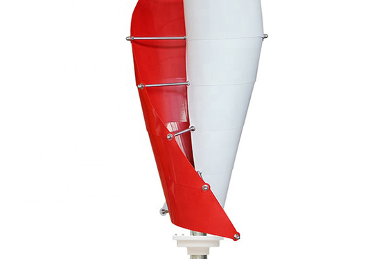 Niski poziom hałasu Spiralna turbina wiatrowa 24V 400W Multi Colors Darmowa energia odnawialna